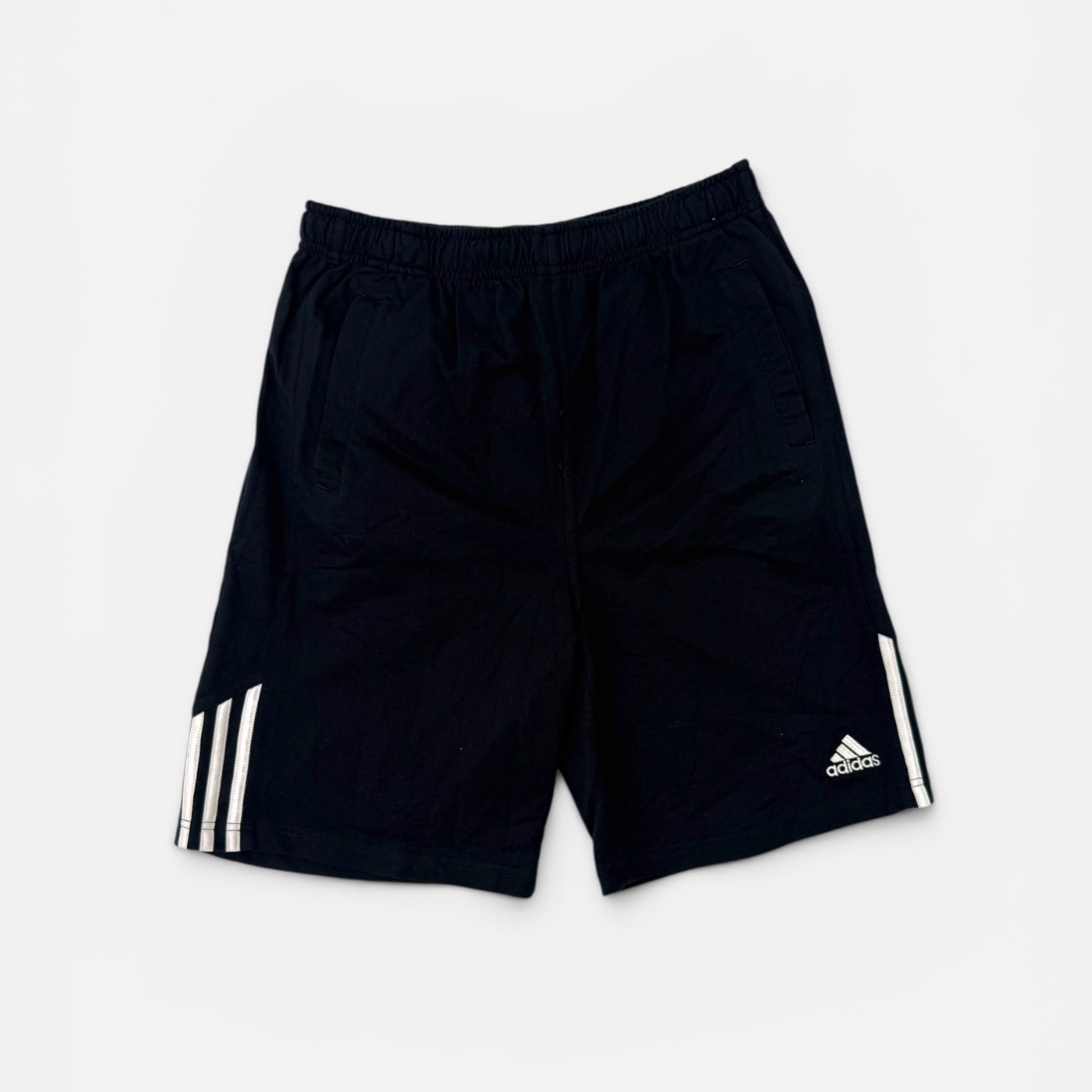Adidas Essentials Μαύρη Αθλητική Βερμούδα 3-Stripes